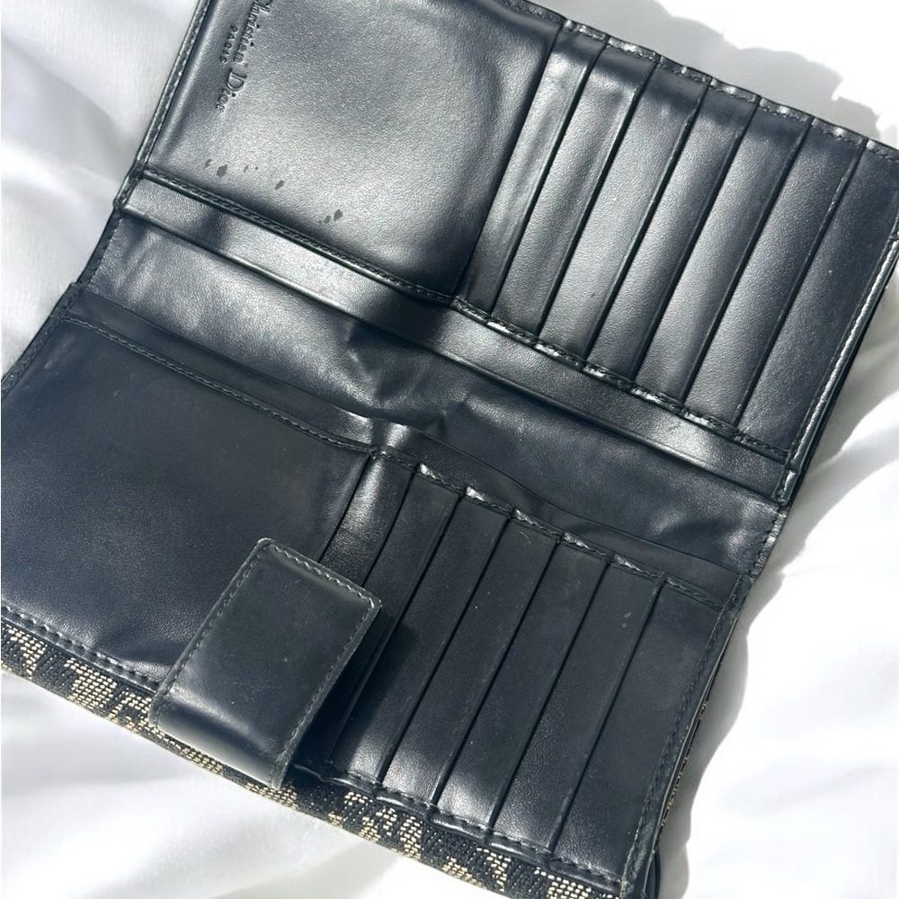 Vintage Christian Dior Trotter Long Wallet - Picture 5 of 6